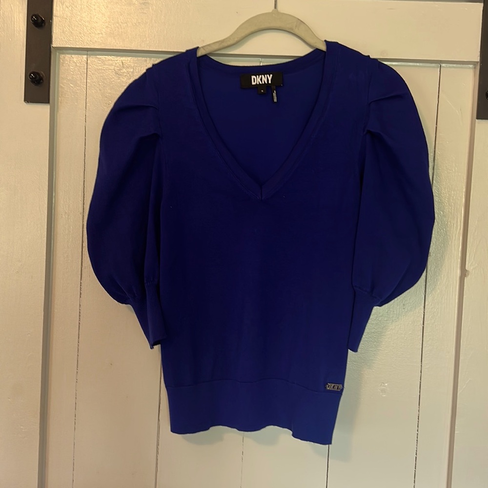 Cobalt Blue 3/4 length sweater